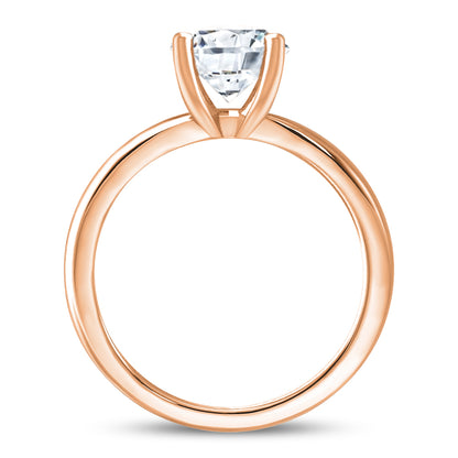 IGI Certified Lab Grown Diamond Solitaire Engagement Ring 14k Rose Gold Clarity- VS, Color- EFG