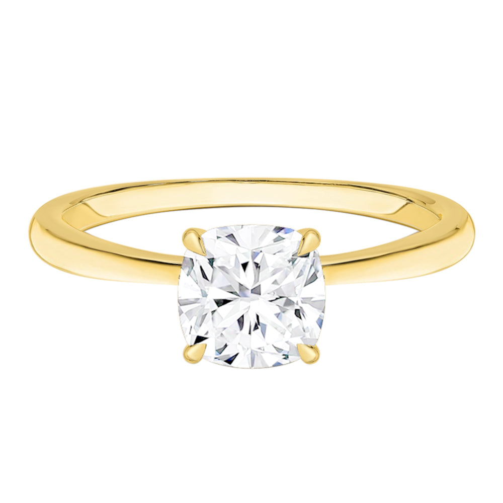 IGI Certified Lab Grown Diamond Engagement Ring 14k Yellow Gold Clarity- VS, Color- EFG (Copy)