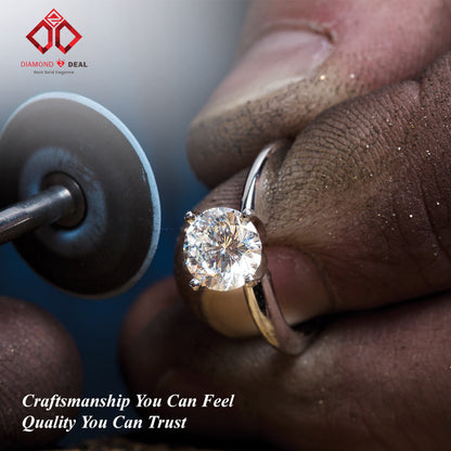 1 Carat Lab Grown Lab Grown Diamond Solitaire Ring