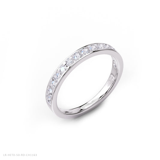 0.50 Carat Lab Grown Diamond Eternity Wedding Band Ring
