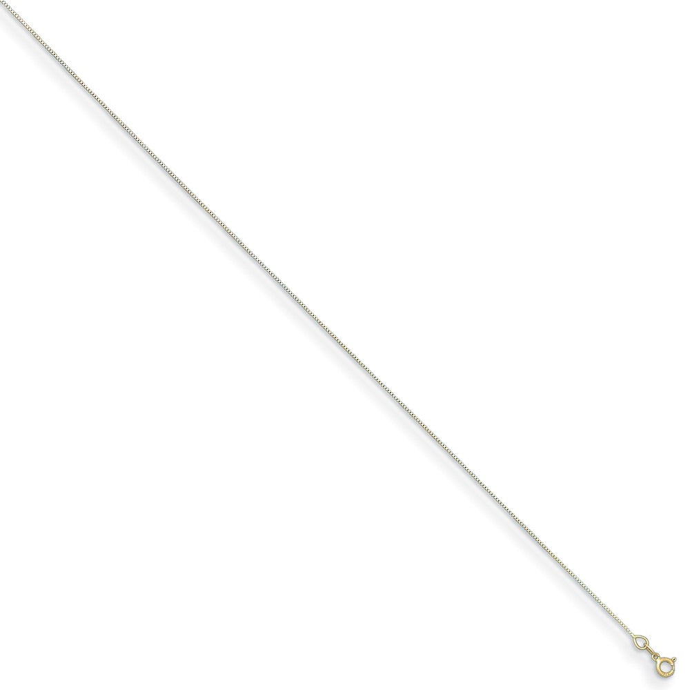 D2D 14K 0.5mm Box 18 inch Chain
