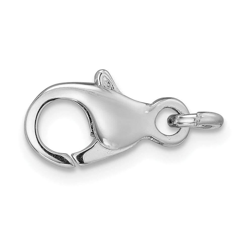 D2D 18K White Gold 15x7mm Medium Lobster Clasp