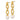 D2D 14K FW Cultured Pearl & Chain Post Dangle Earrings
