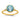 D2D 14K Diamond & Blue Topaz Gemstone Ring