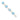 D2D 14K Blue Topaz Circle 8 inch Gemstone Bracelet