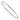 D2D 18K White Gold Solid Hammered 2.7mm Slip-on Bangle
