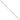 D2D Platinum 3.7mm Solid Paperclip Link 18 inch Chain