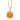 Diamond2Deal 14k Yellow Gold 0.9ct Cushion Citrine and Diamond Pendant Necklace 18" for Women