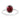 Diamond2Deal 14k White Gold 1.75ct Oval Cut Garnet and Diamond Engagement Ring for Women