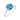 Diamond2Deal 14k White Gold 2.41ct Cushion Blue Topaz and Diamond Engagement Ring for Women