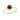 Diamond2Deal 14k Yellow Gold 0.66ct Round Garnet and Diamond Halo Engagement Ring for Women