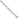 D2D Sterling Silver Rh-plated 4.9mm Fancy Figaro 34in Chain